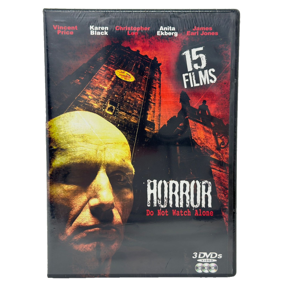 Classic Horror 15-Film 3DVD Set Horror Do Not Watch Alone NEW SEALED Scary Movie